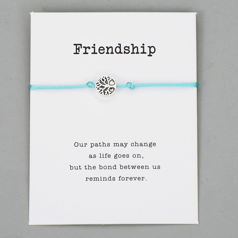 Friendship Card for Gift with Rope