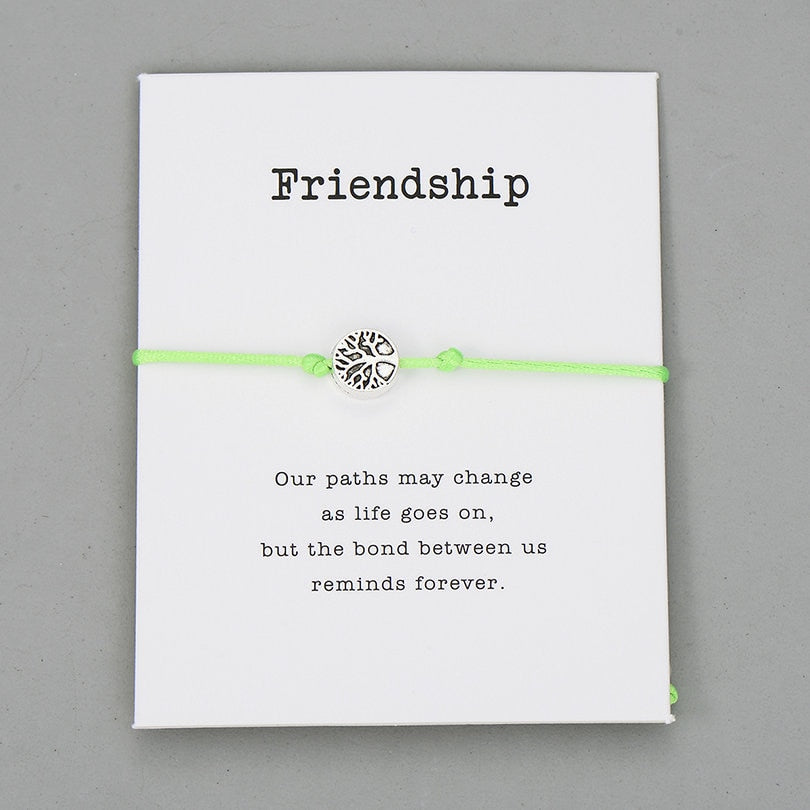 Friendship Card for Gift with Rope