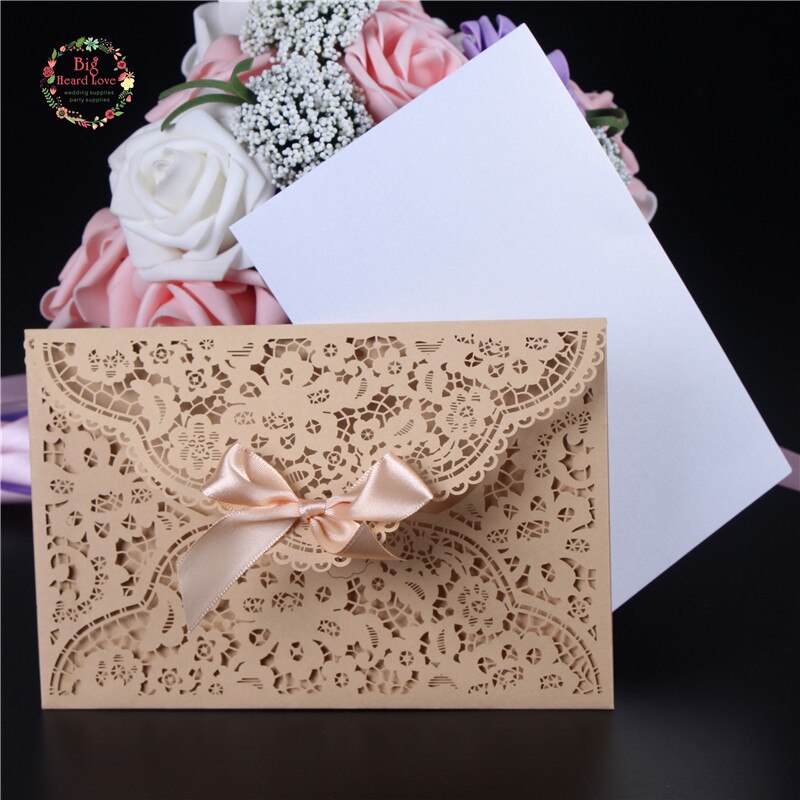 Glitter Invitation Cards 50 Pcs Set