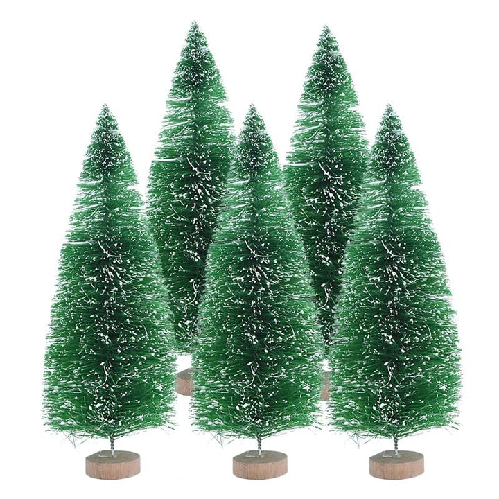 Colorful Desktop Christmas Trees 5 Pcs Set