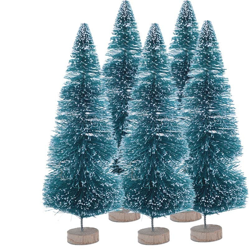 Colorful Desktop Christmas Trees 5 Pcs Set