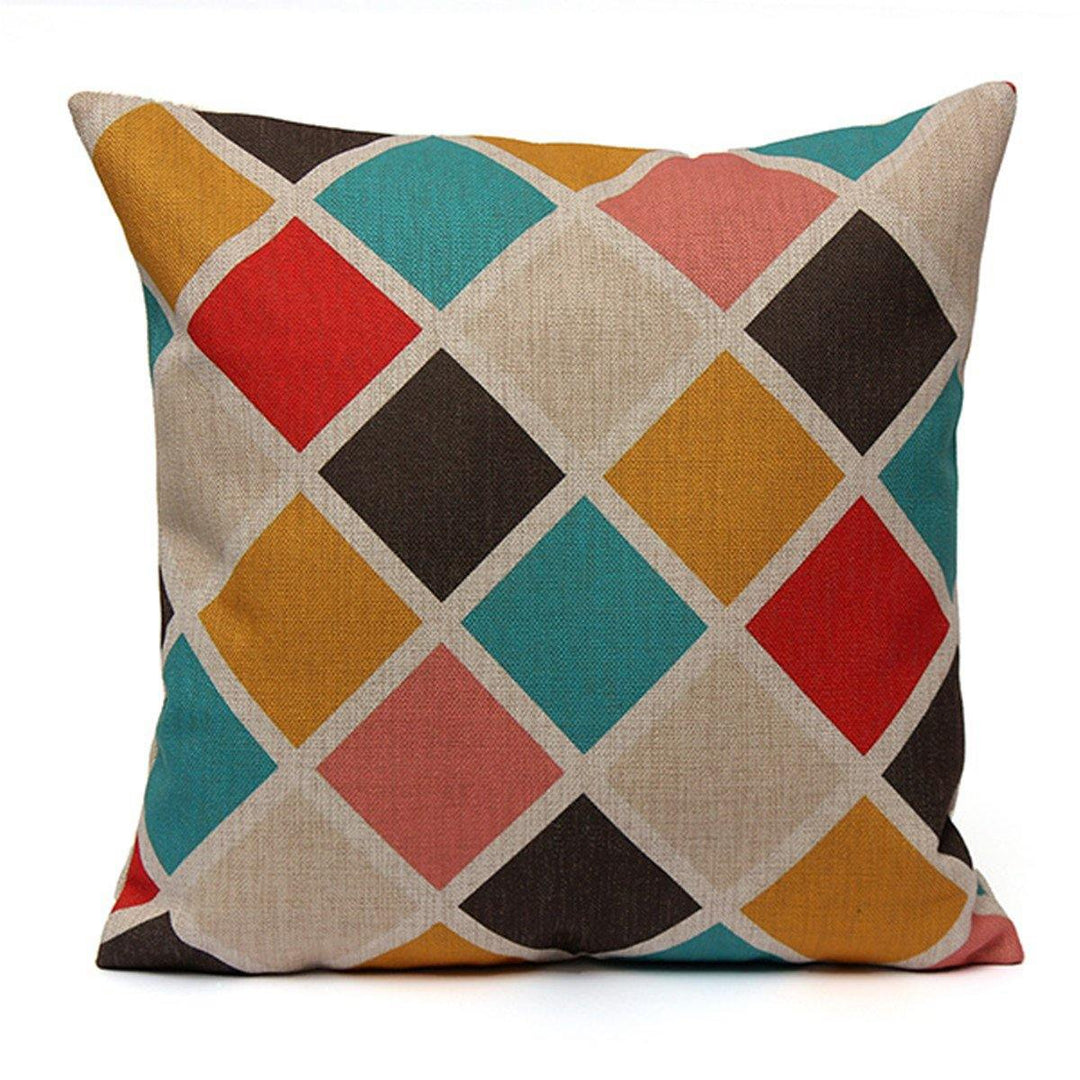 Geometric Abstract Printed Cushion Cover Sofa Bed Pillow Case Pillow Cover - MRSLM