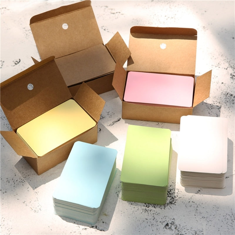 Set of 100 Paper Message Cards