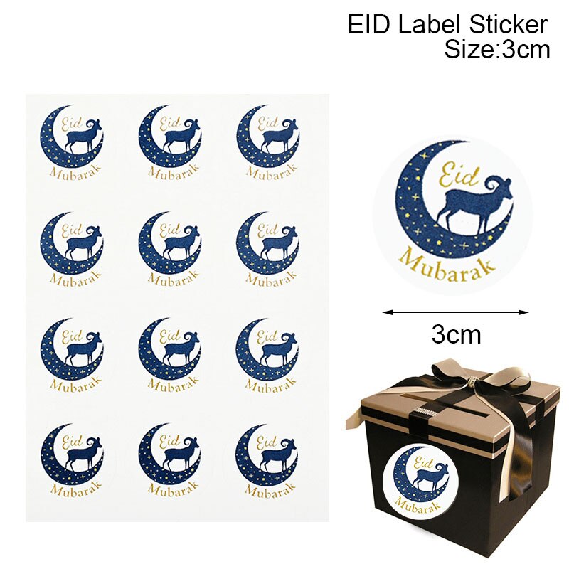 Eid Paper Gift Stickers