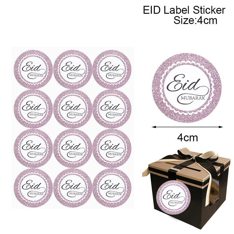 Eid Paper Gift Stickers