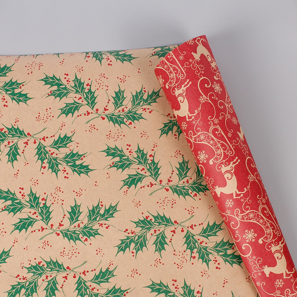 Kraft Paper Christmas Wrapping Paper