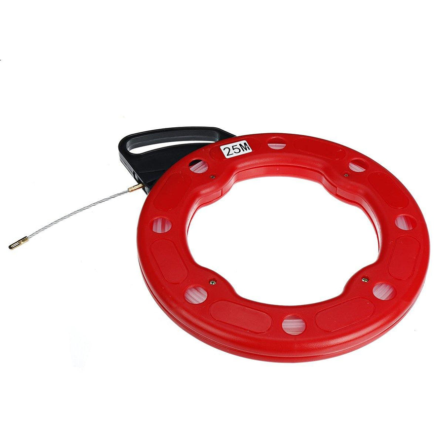 Fiberglass Wire Cable Fish Snake Tape Puller Puller Duct Conduit Rodder Reel - MRSLM