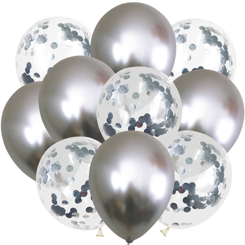 Metallic Balloons for Party 10 Pcs Set