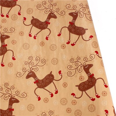 Stylish Christmas Kraft Paper 10 pcs Set