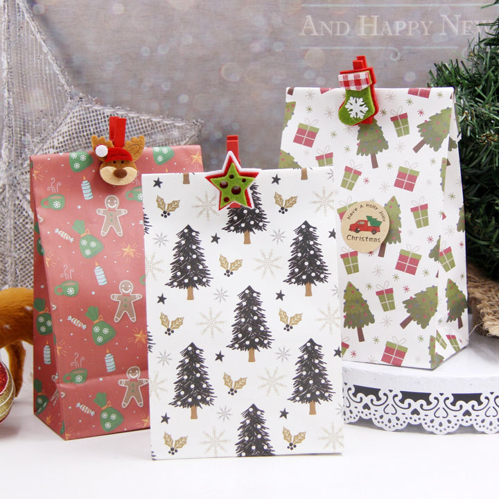 Snowflakes Christmas Gift Box 6 Pcs Set