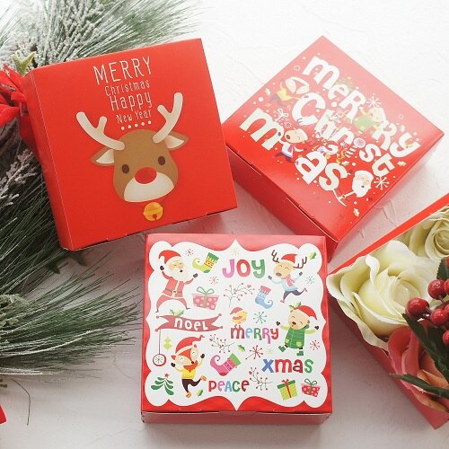 Merry Christmas Gift Box 10 Pcs Set