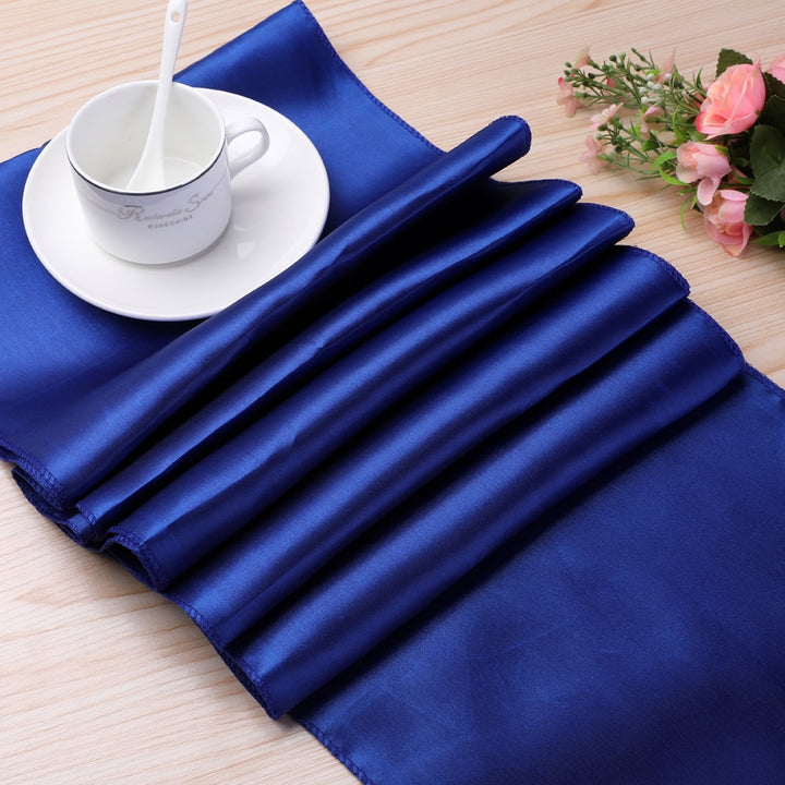 Satin Table Runners for Party Decoration