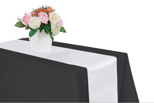 Satin Table Runners for Party Decoration