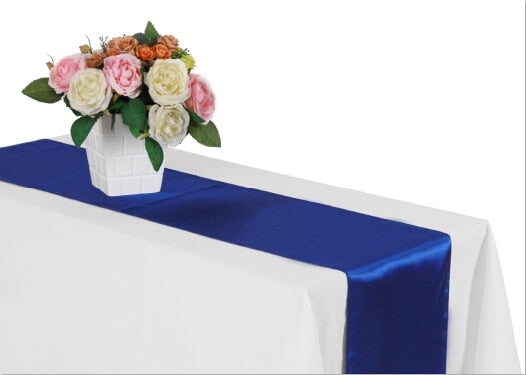 Satin Table Runners for Party Decoration