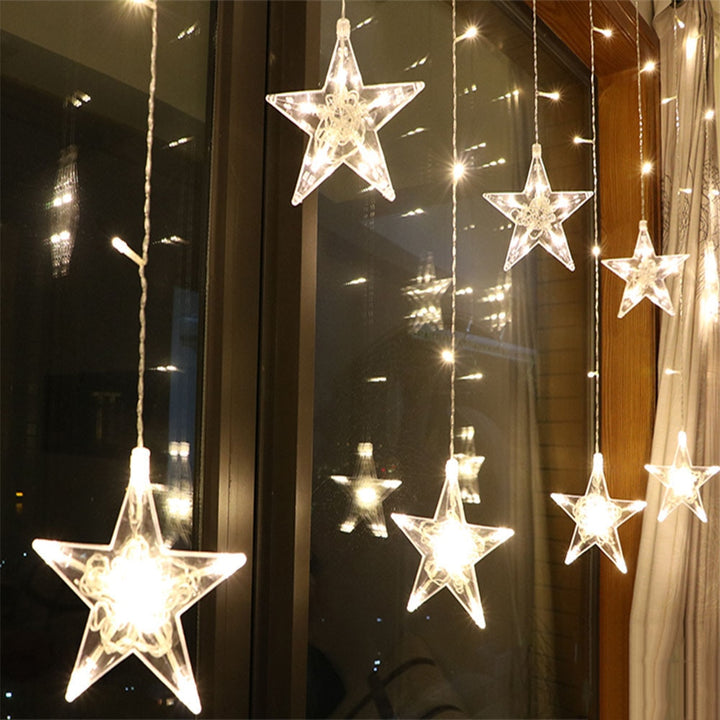 LED String with Star Shaped Pendants