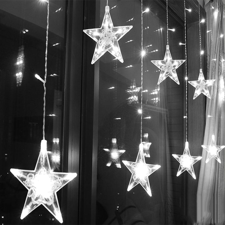 LED String with Star Shaped Pendants