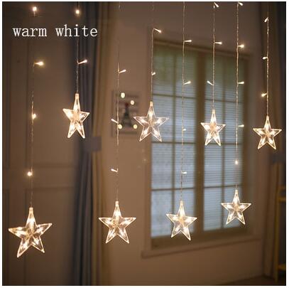 LED String with Star Shaped Pendants