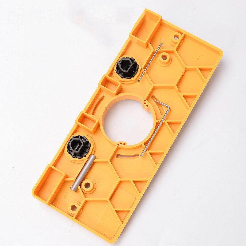 MYTEC 35mm Cup Style Hinge Jig Boring Hole Drill Guide for Woodworking Drilling Locator Set Door Hole Tool - MRSLM