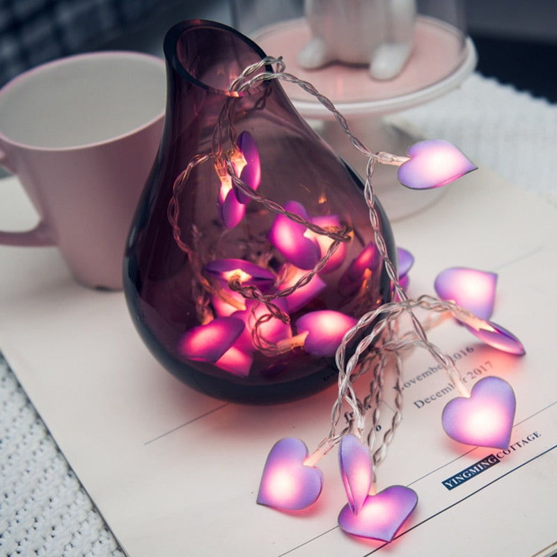 Love Heart Shaped LED String Light