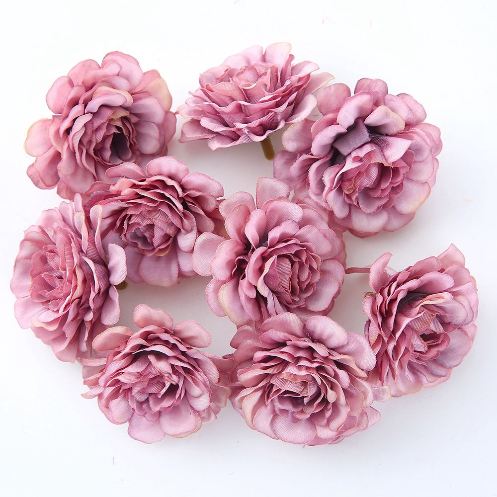 Small Artificial Flowers for Party 10 Pcs Set