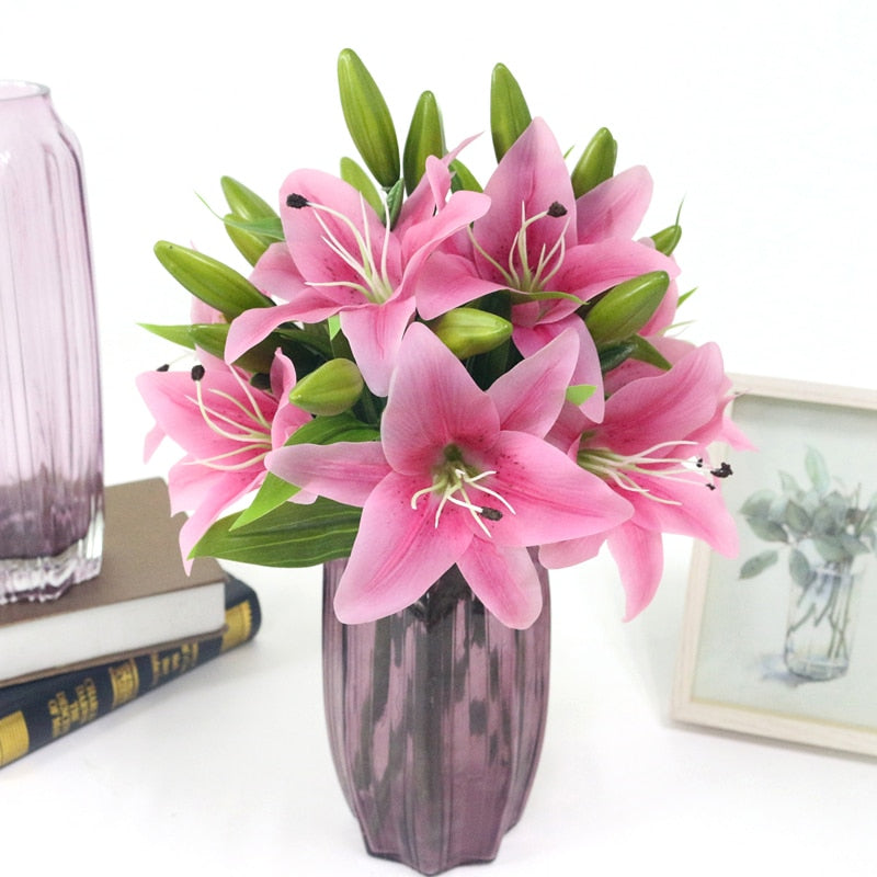 Lily's Bouquet for Decoration Set 6 Pcs