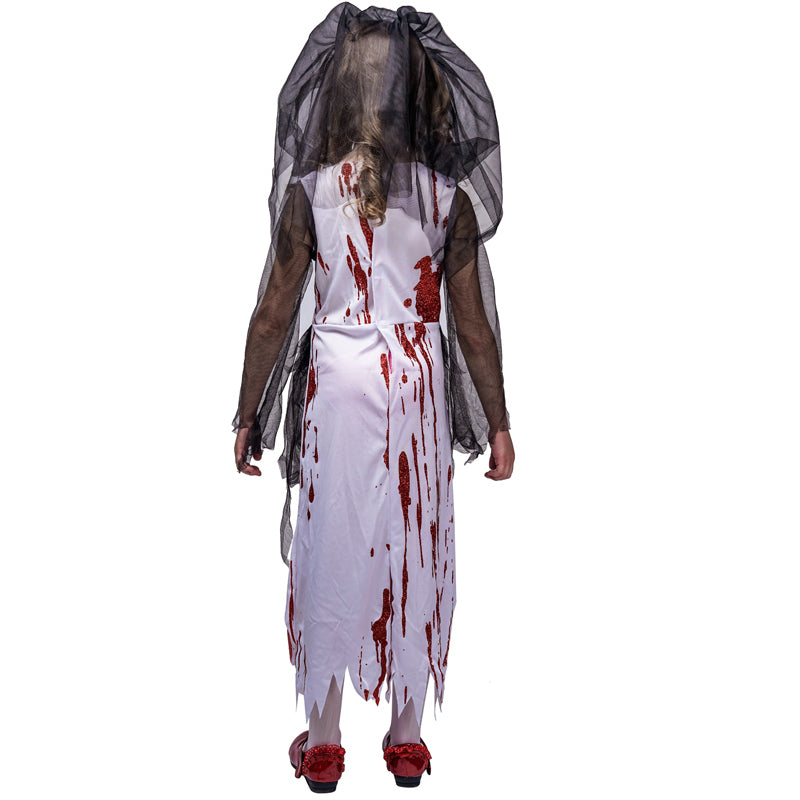 Girl's Bloody Bride Cosplay Costume Sets