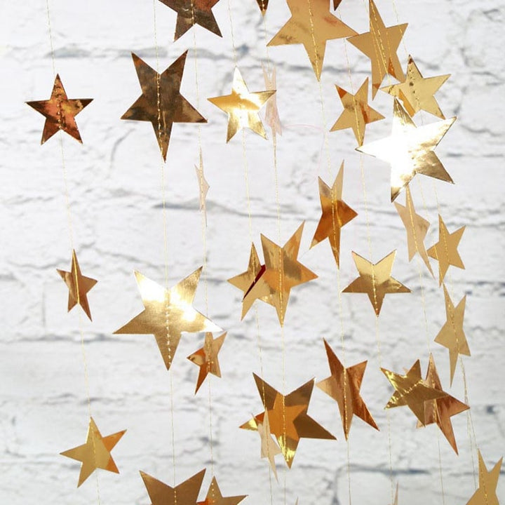 Star Shaped Paper Garland