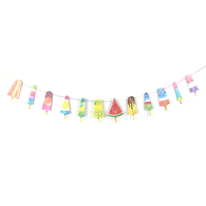 Colorful Ice Cream Shaped Garland