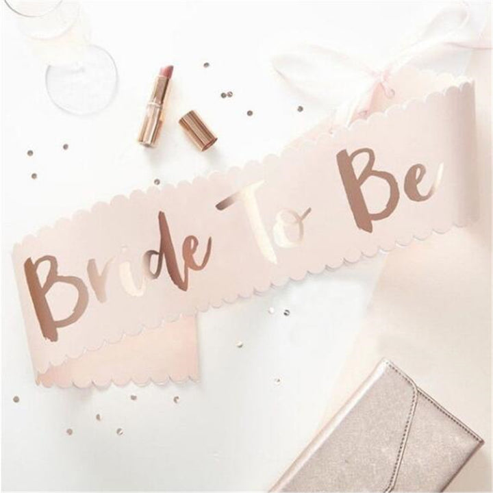 Rose Gold Bachelorette Party Sash/Decoration