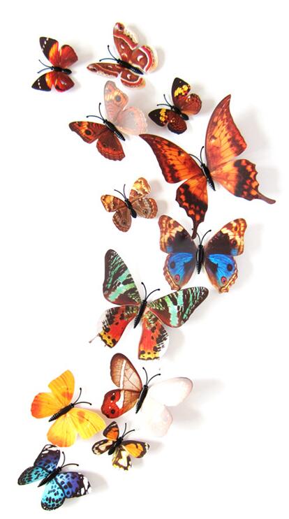 3D Magnet Butterfly Party Decorations