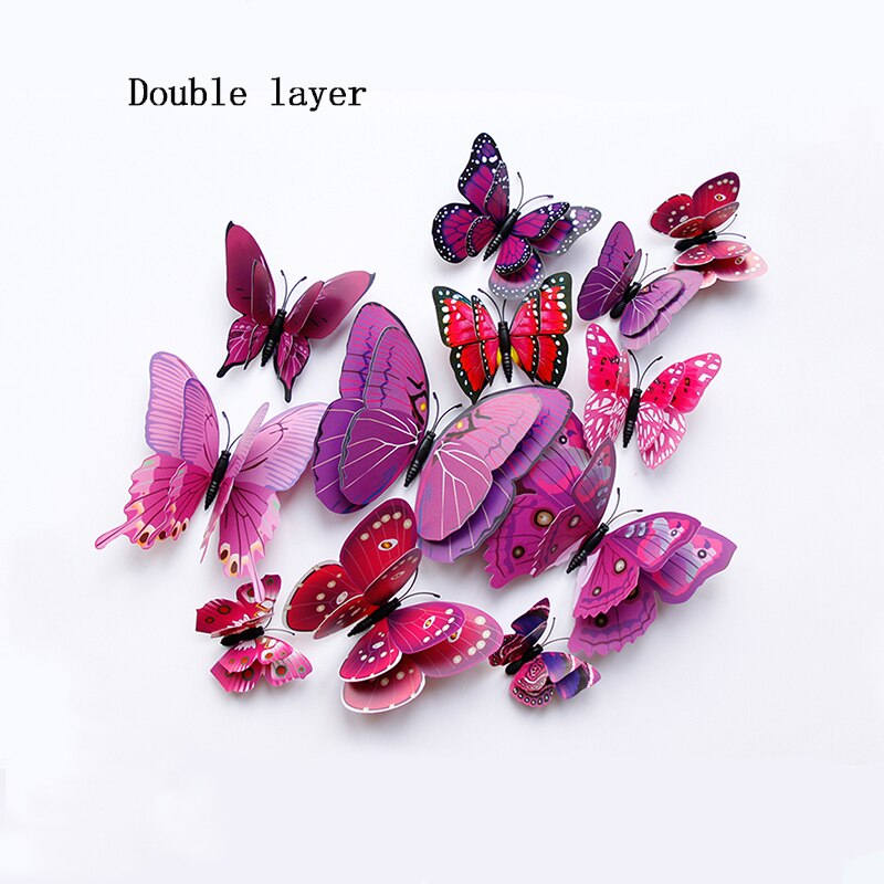 3D Magnet Butterfly Party Decorations