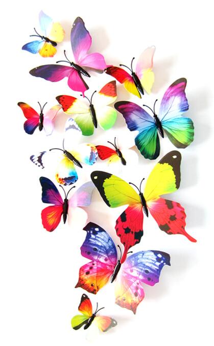 3D Magnet Butterfly Party Decorations