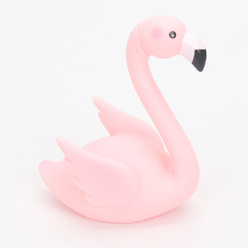 Romantic Pink Flamingo Cake Decor