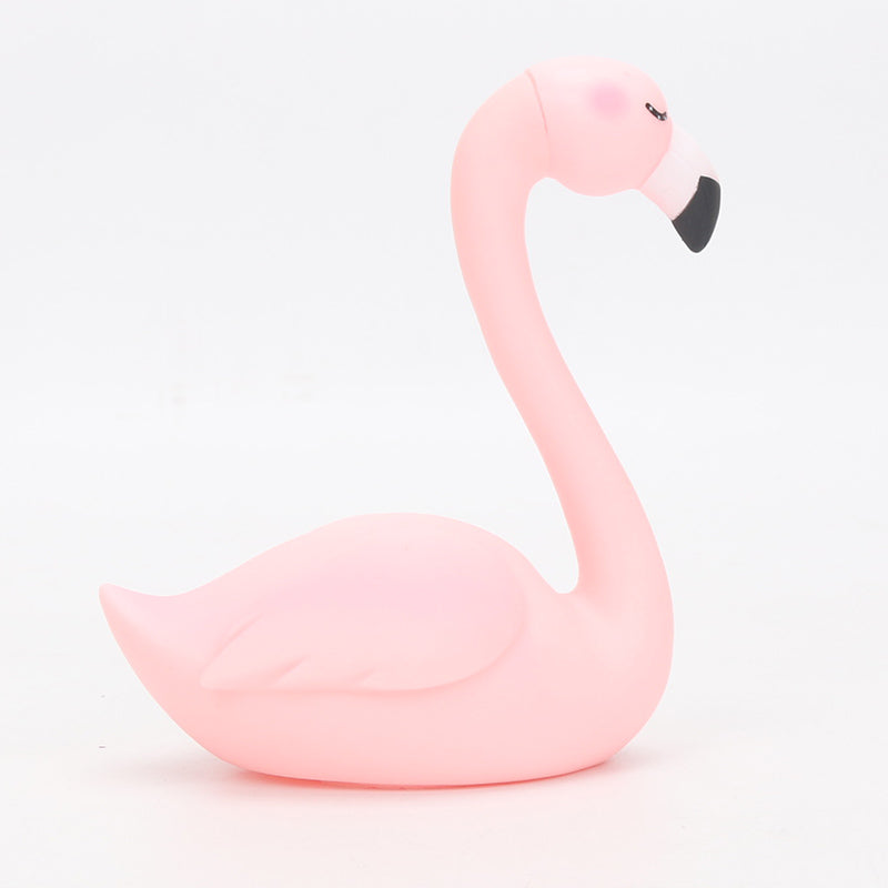 Romantic Pink Flamingo Cake Decor