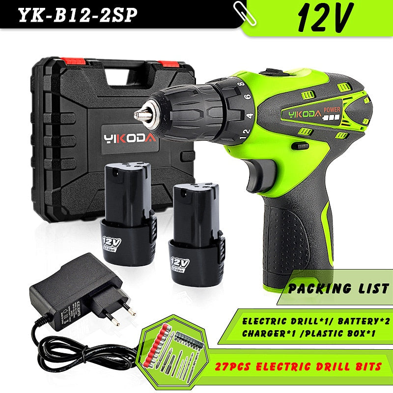 12V Electric Wireless Rechargeable Screwdriver