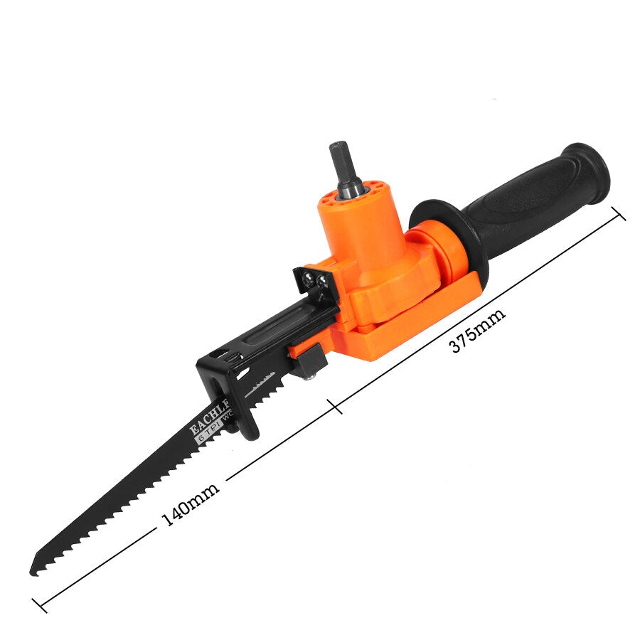 Universal Reciprocating Saw Drill Attachment