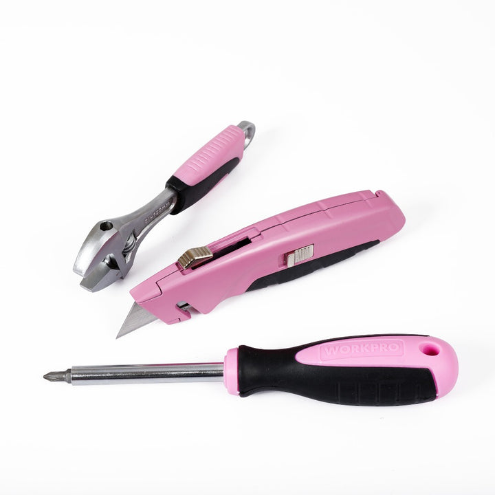 103 pcs Light Pink Color Home Tools Kit