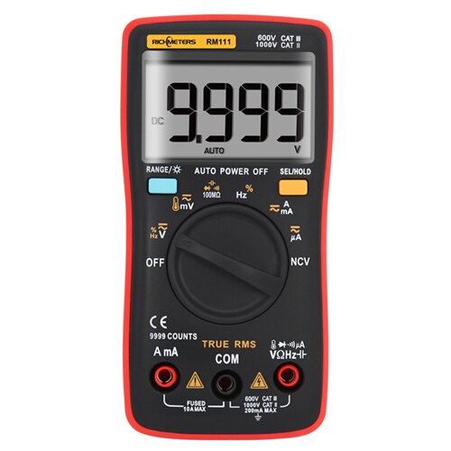 Auto Ranging Portable Digital Multimeter with LCD Display