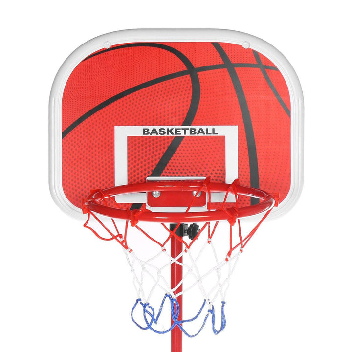 200CM Basketball Hoop Net Ring Adjustable Kit Kids Backboard Stand Game Toy Set - MRSLM