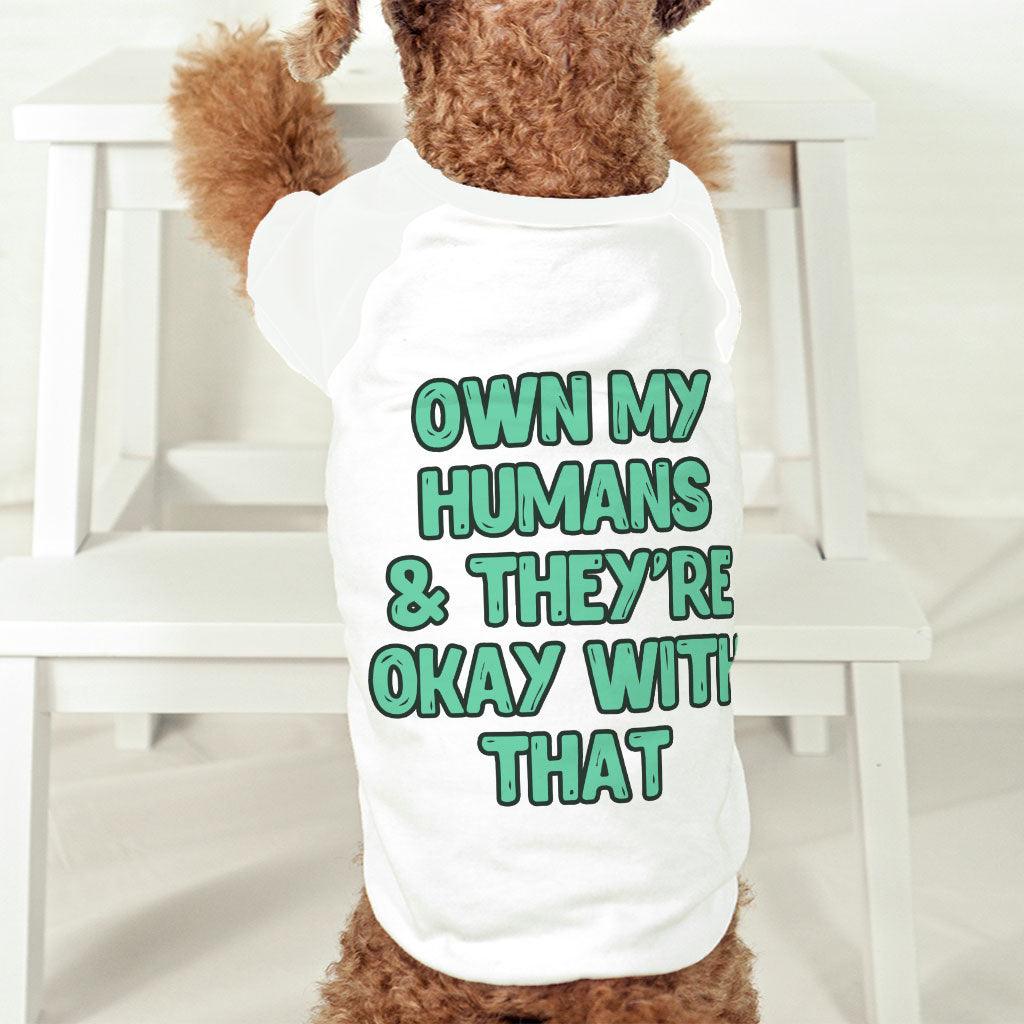 Funny Dog T-Shirt - Printed Dog Shirt - Cool Dog Clothing - MRSLM