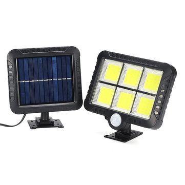 120LEDs Solar Lamp PIR Motion Sensor Security Outdoor Wall Light Waterproof Garden Yard - MRSLM