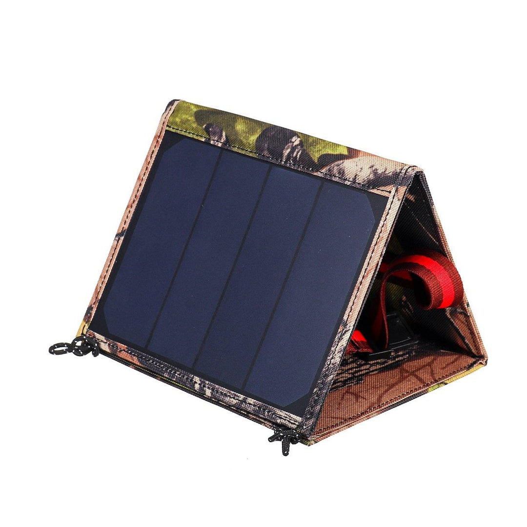 Sunpower 30W 5V Foldable Solar Panel Charger USB Solar Power Bank for Camping Hiking - MRSLM