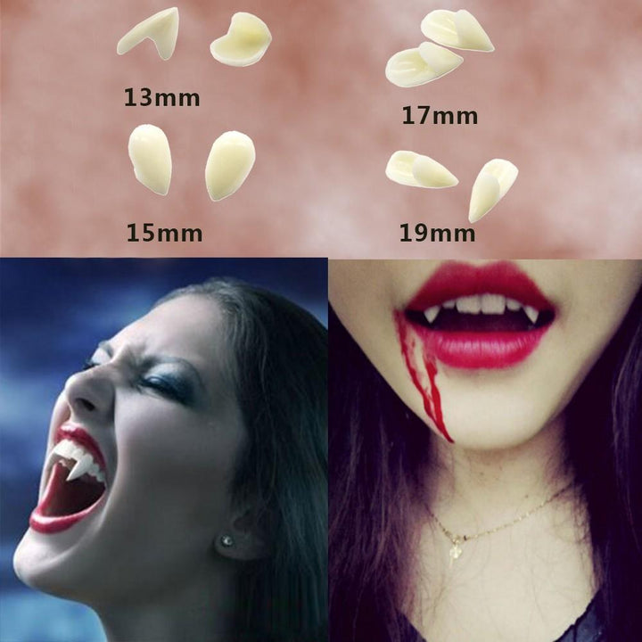 Vampire Teeth Artificial Teeths Halloween Costume Props Party Halloween Decorations For Adult Kids - MRSLM