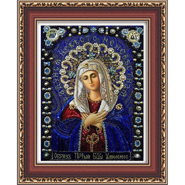 Honana WX-677 5D Round Diamond Painting DIY Cross Stitch Home Decor Diamond Embroidery Religious Gift - MRSLM