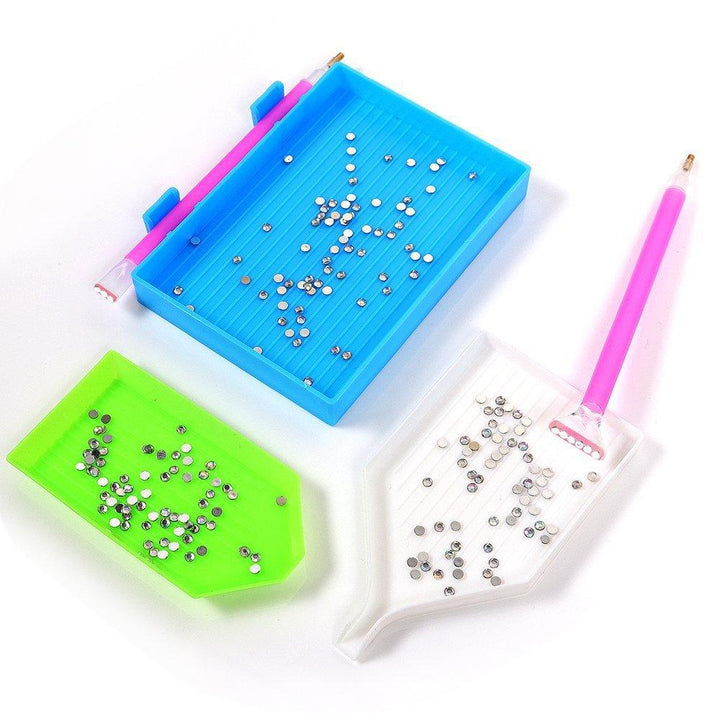 20Pcs Diamond Painting Tool Set Diamond Embroidery Box 5D DIY Art Craft Diamond Painting Kits for Adults - MRSLM