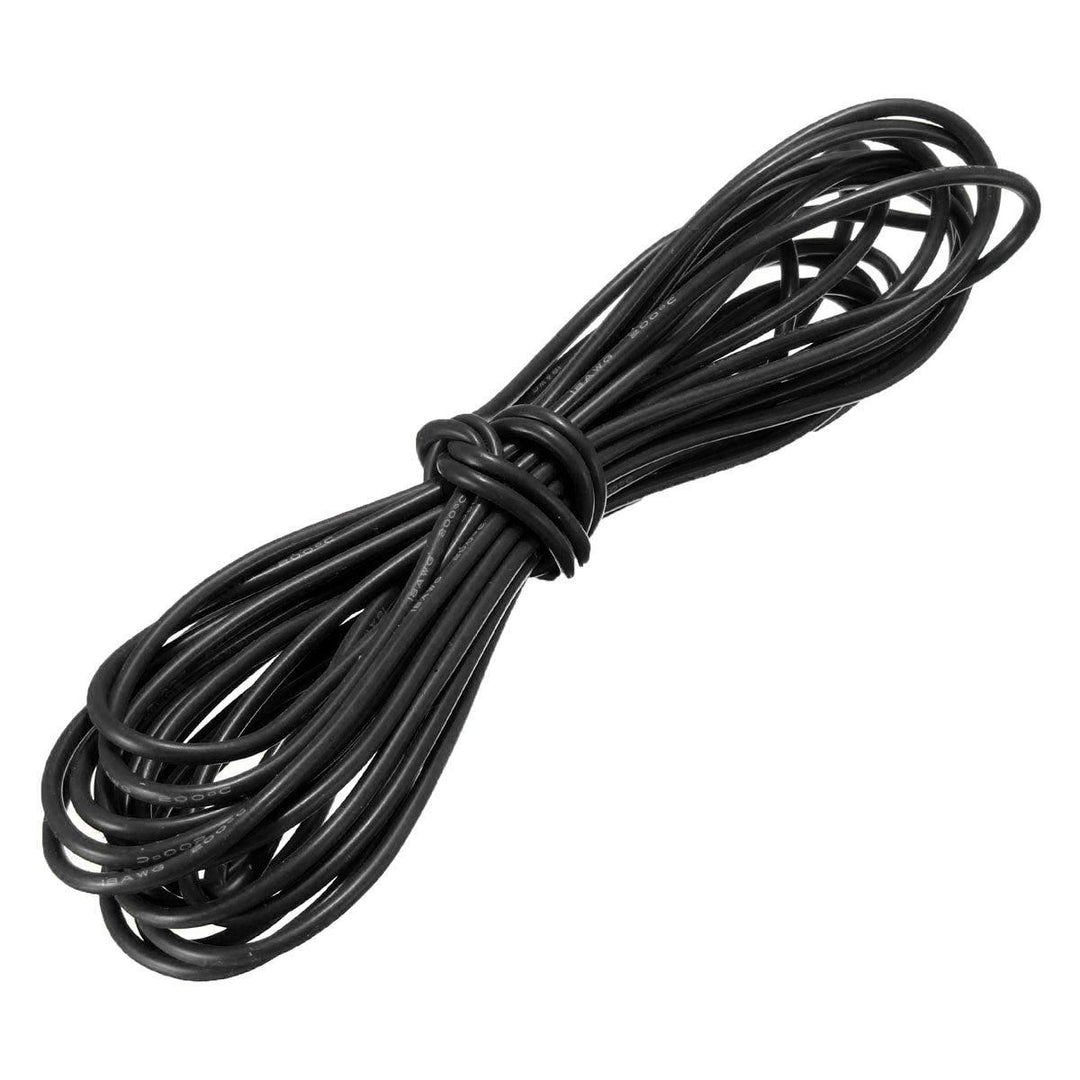 DANIU 5 Meter Black Silicone Wire Cable 10/12/14/16/18/20/22AWG Flexible Cable - MRSLM