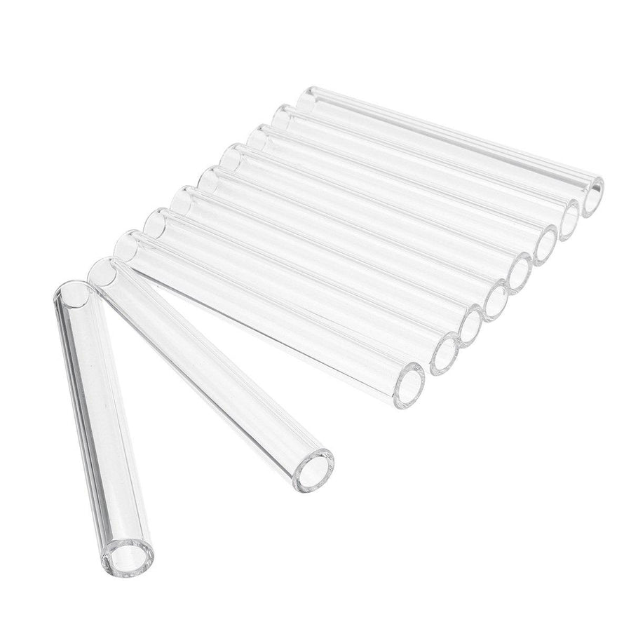 10Pcs 100mm OD 12mm 3mm Thick Wall Borosilicate Glass Blowing Tube - MRSLM