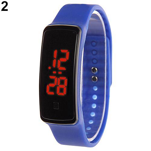 Men Women Silicone Band Digital LED Bracelet Wristwatch Sports Running Watches - MRSLM