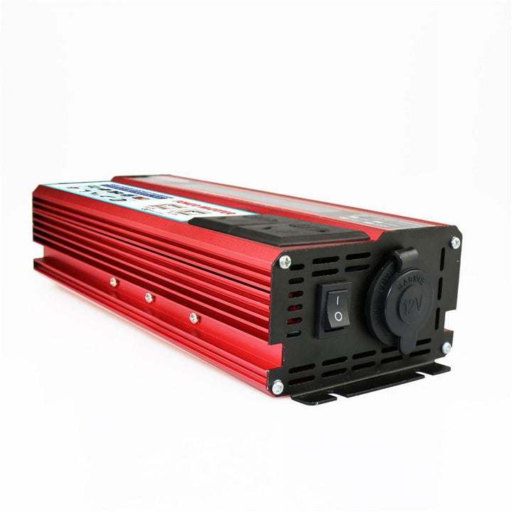 Display 2000W P eak Power Inverter 4USB Digital Inverter DC 12V/24V to AC 220V Modified Sine Wave Car Converter - MRSLM