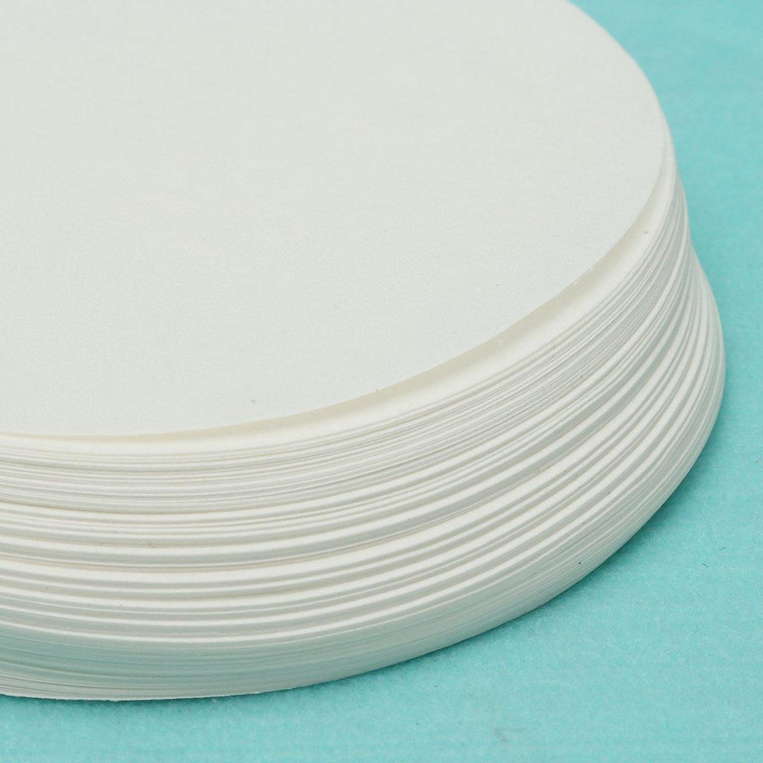 100Pcs/Set 7/9/11/15/18cm Qualitative Filter Paper Circular Funnel Filter Sheet Medium Speed 15-20um - MRSLM